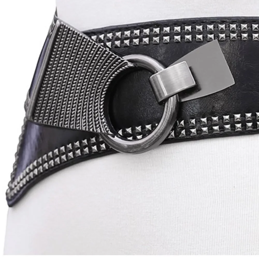 N/A black leather
